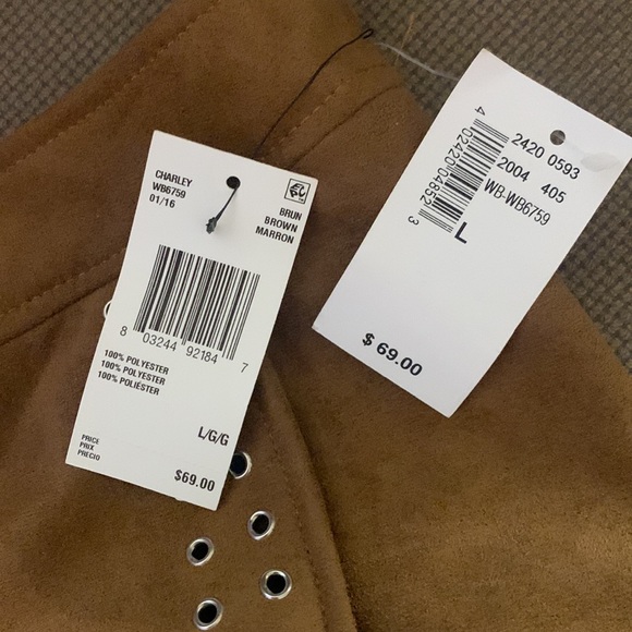 NWT Buffalo Charley skirt Suede Faux - Picture 2 of 4